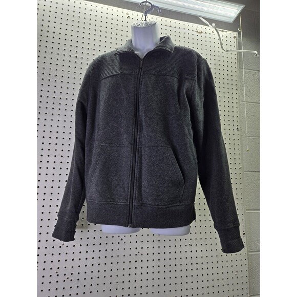 Michael Kors Other - Michael Kors Fleece Full Zip Hoodie Jacket Men Size Large Sz L Gray Ash
